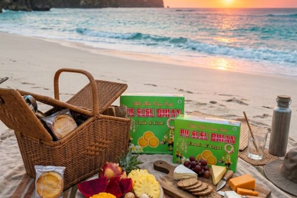 Piknik Sunset Bali Estetik dengan Pie Susu Dhian Oleh-Oleh Khas Bali